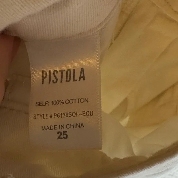 Pistola Morgan Cargo High Rise‎ Pants in Cream - size 25 - Picture 8 of 15